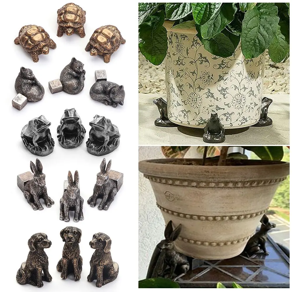 Resin Art Stand - 3 pçs decoração do jardim animal