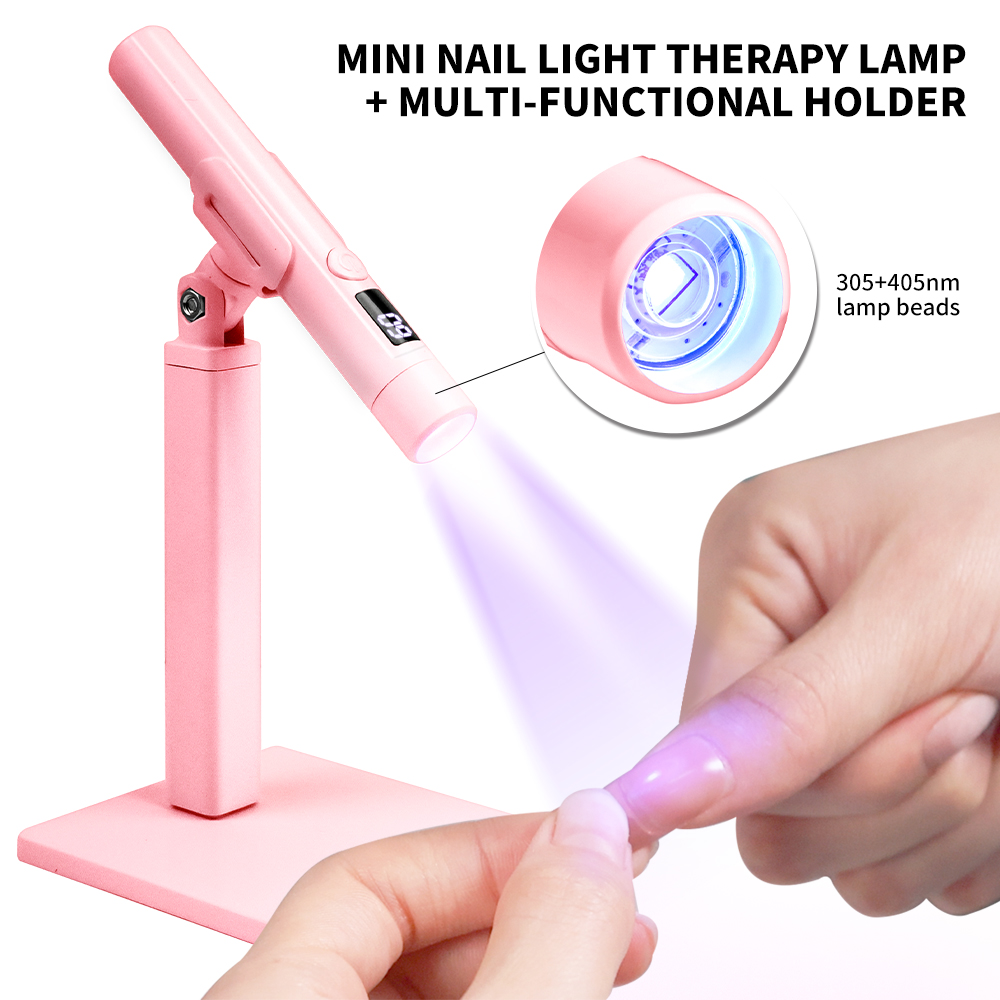 Resin Art Stand - Portátil prego uv lâmpada led recarregável