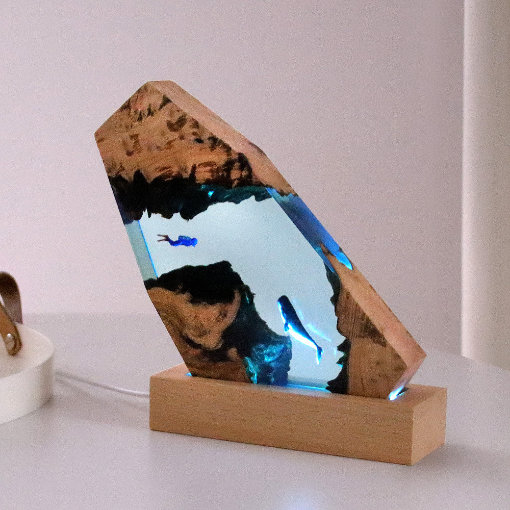 Resin Art Anniversary Gift - Nova Decoração de Mesa para Casa