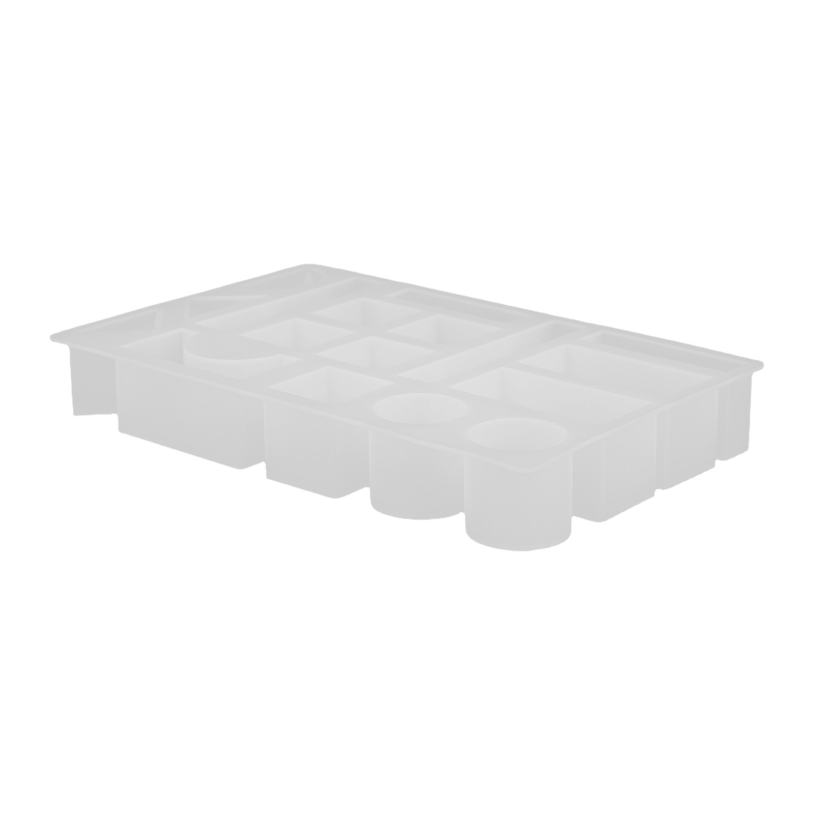 Resin Art Cube - Molde de silicone com 17 cavidades