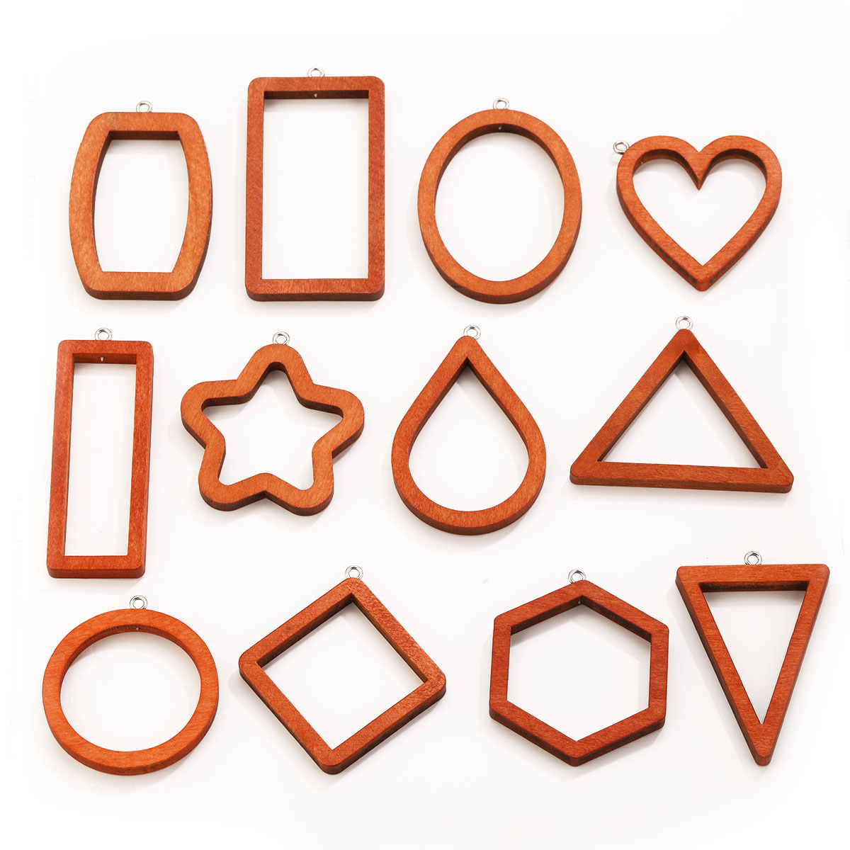 Resin Art Kits For Adults - 10 Peças de Pingentes Geométricos de