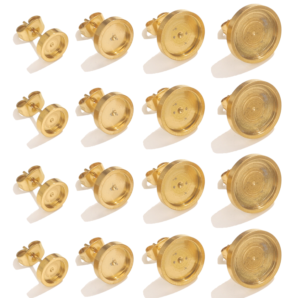 Resin Art Kits For Adults - 10 pçs de aço inoxidável ouro