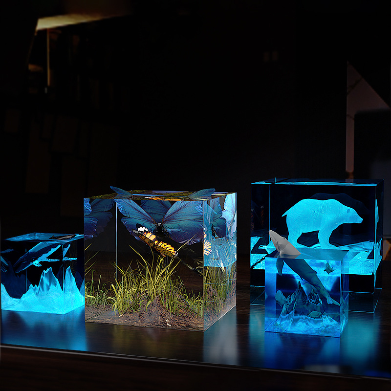 Moldes de resina uv em cubo 3d - Resin Art Cube avaliação e preço