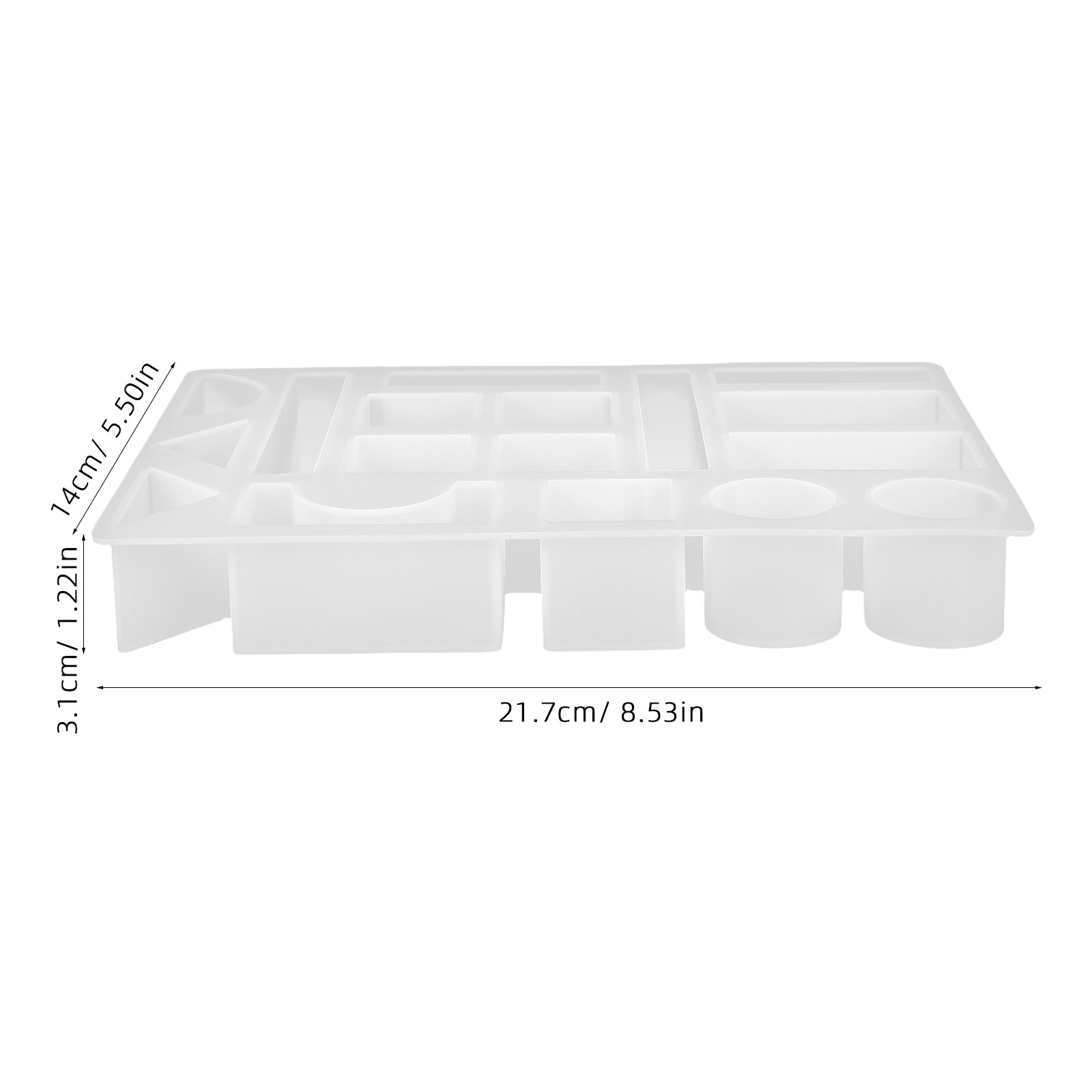 Molde de silicone com 17 cavid - Resin Art Cube avaliação e preço