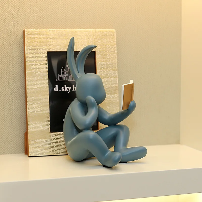 Estatueta de Resina de Coelho  - Resin Art Anniversary Gift avaliação e preço