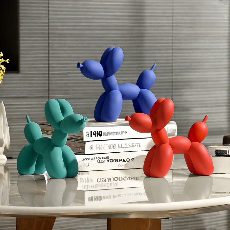 Escultura de cachorro de balão - Resin Art Stand avaliação e preço
