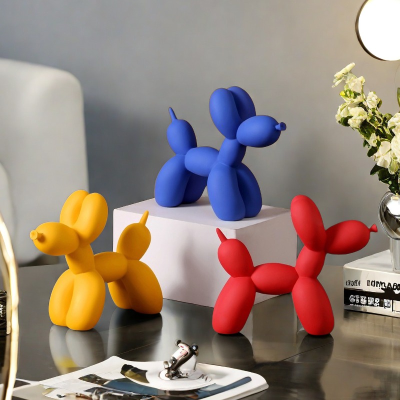Escultura de cachorro de balão - Resin Art Stand avaliação e preço