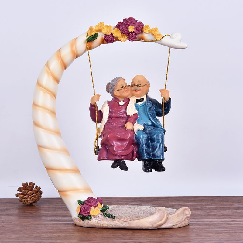 Estatuetas de Resina de Casal  - Resin Art Anniversary Gift avaliação e preço