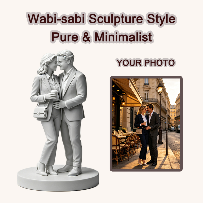 Estatueta de casal personaliza - Resin Art Anniversary Gift avaliação e preço