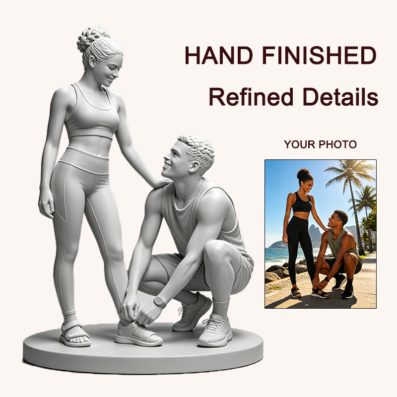 Estatueta de casal personaliza - Resin Art Anniversary Gift avaliação e preço