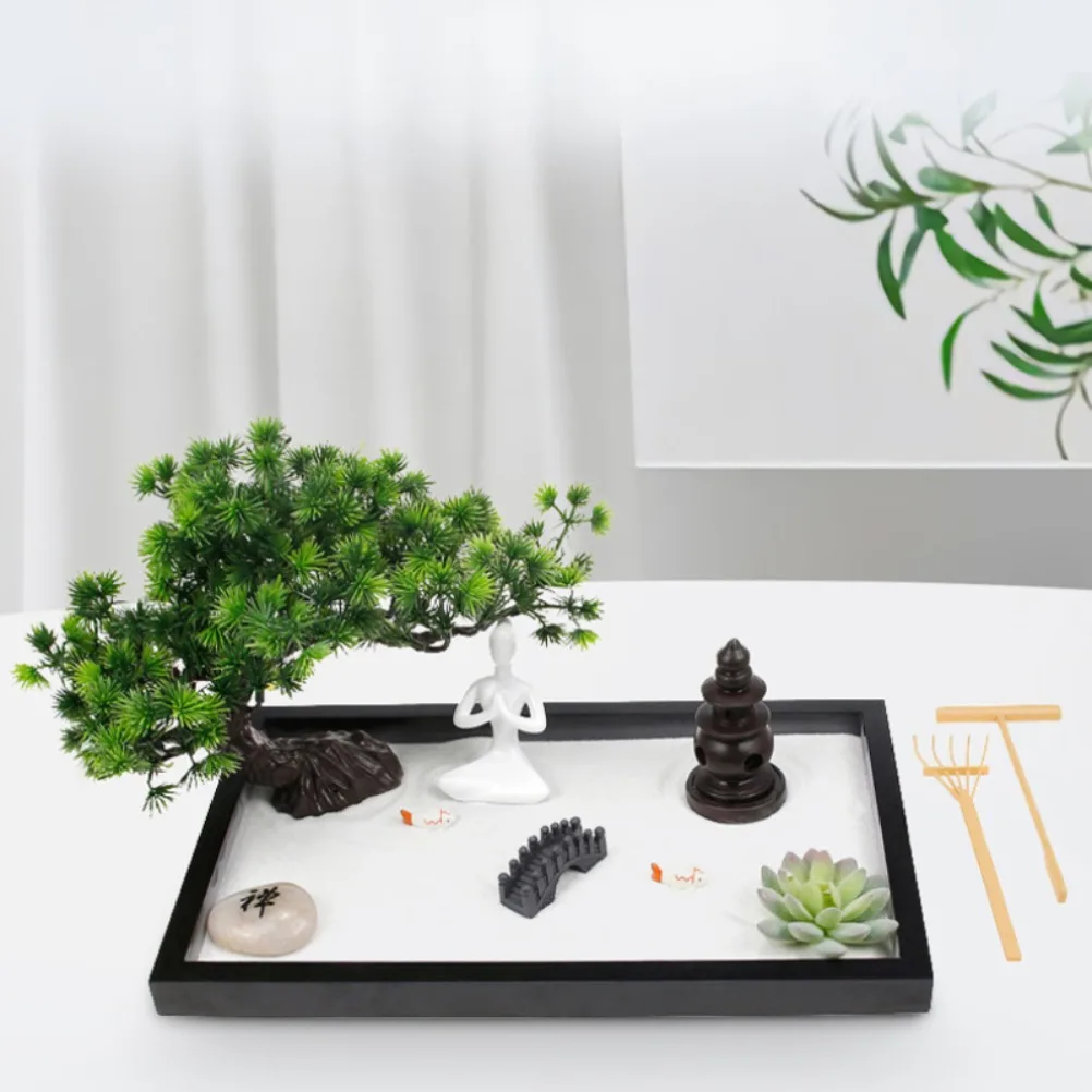 Kit Mini Jardim Zen para Medit - Resin Art Anniversary Gift avaliação e preço