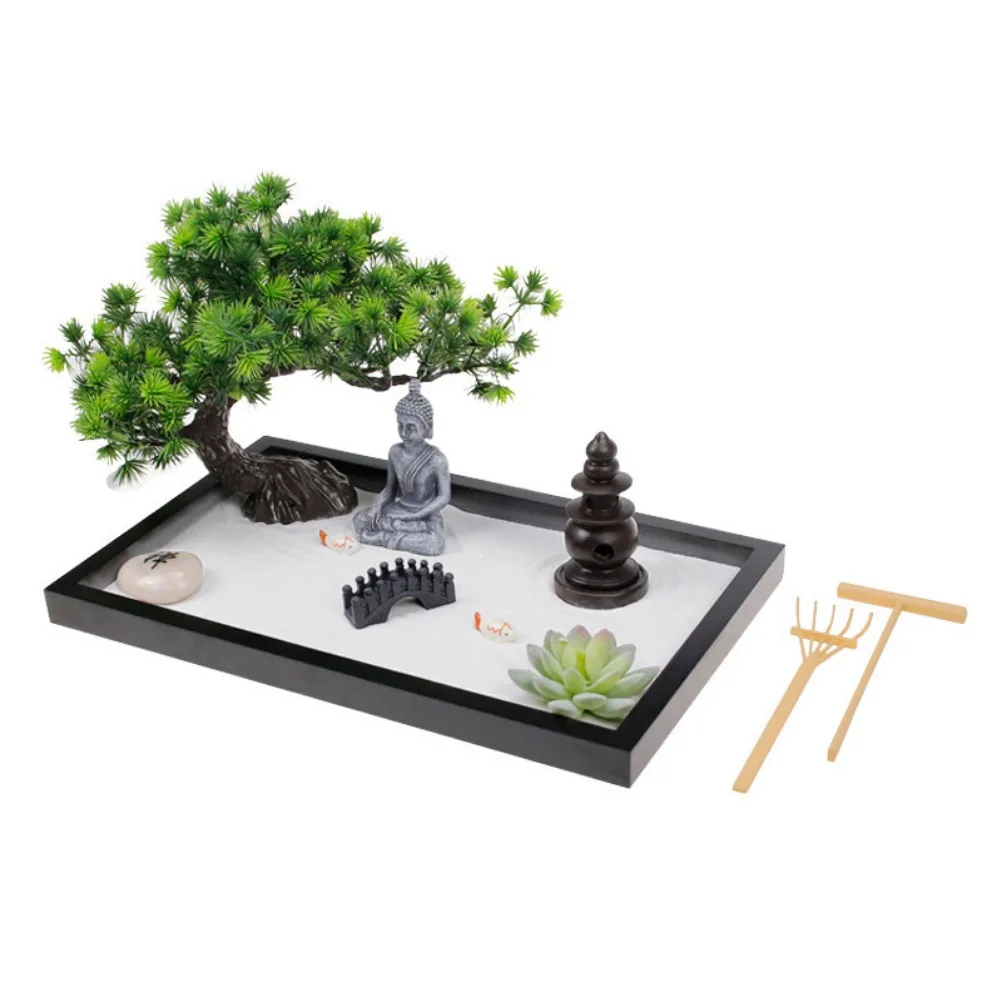 Kit Mini Jardim Zen para Medit - Resin Art Anniversary Gift avaliação e preço
