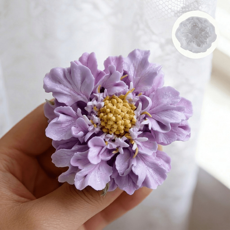 1 molde de silicone para flore - Resin Artist avaliação e preço