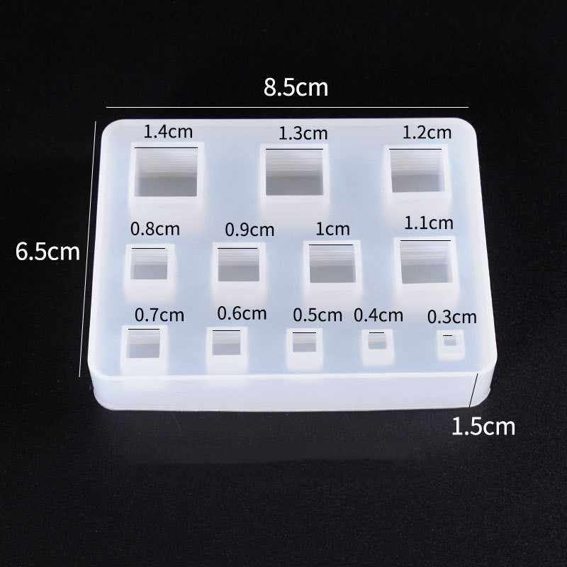 Molde de silicone triangular d - Resin Art Cube avaliação e preço