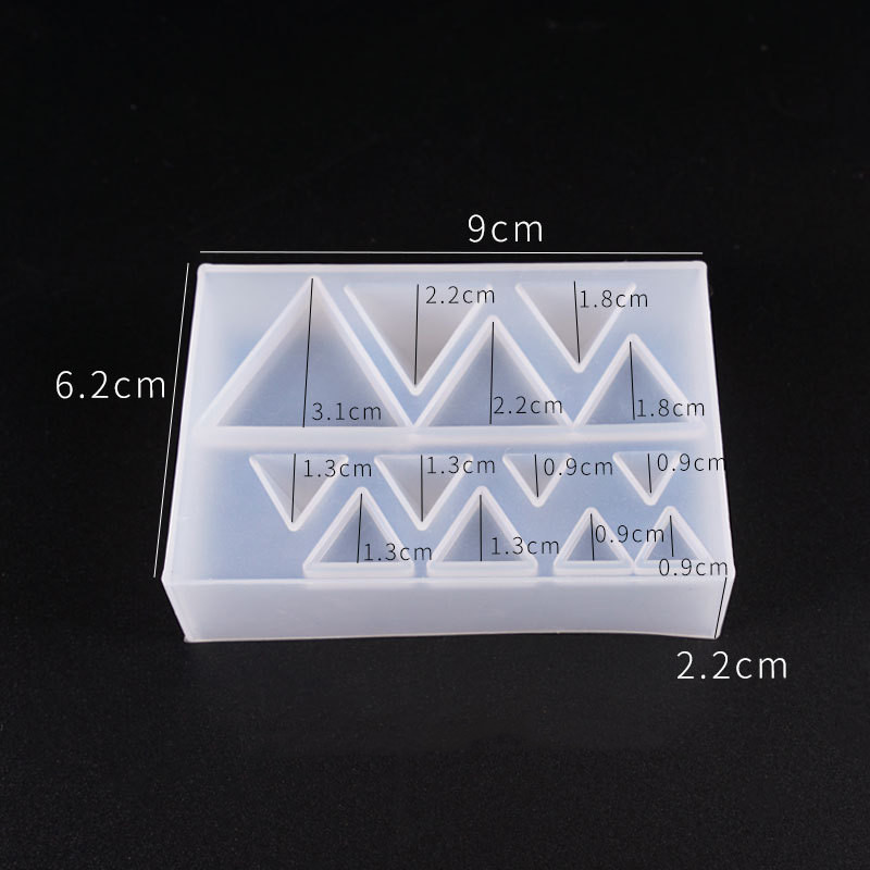 Molde de silicone triangular d - Resin Art Cube avaliação e preço