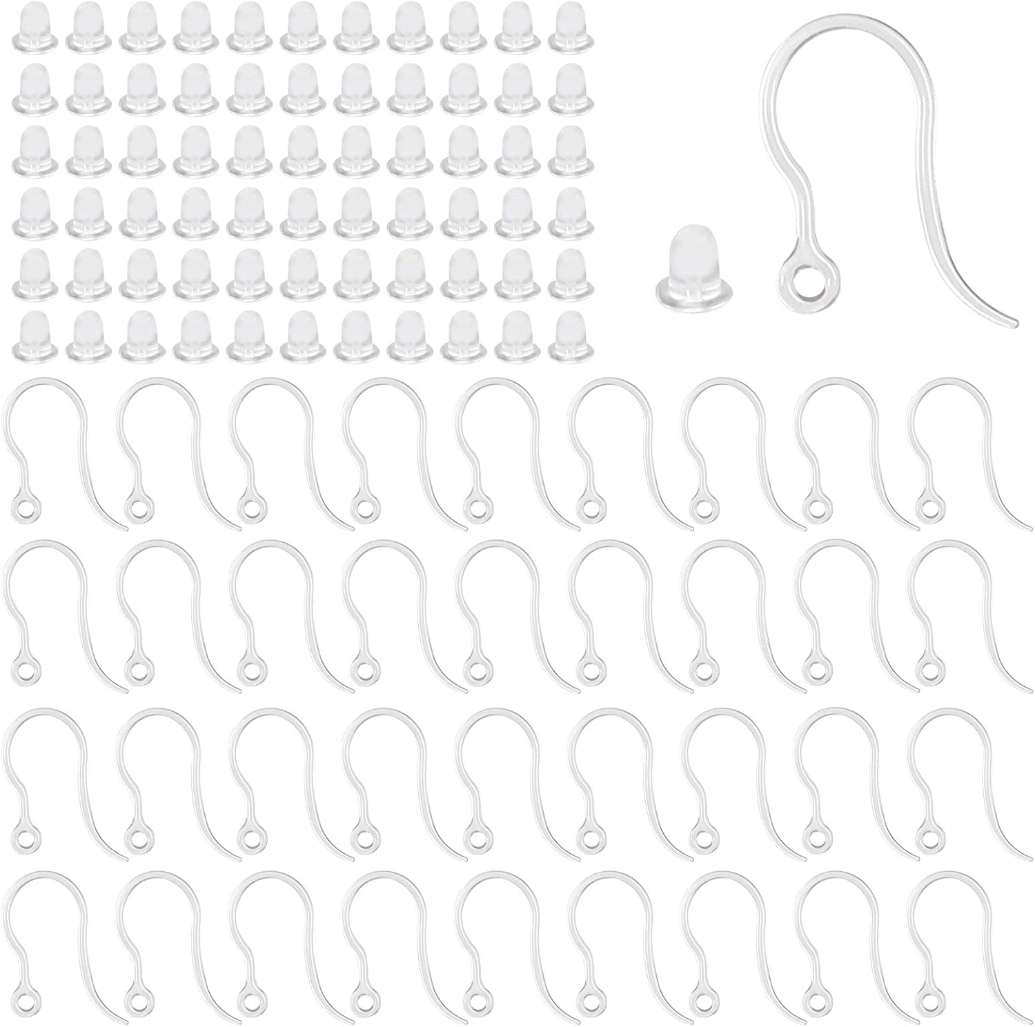 Ganchos de brinco de plástico  - Resin Art Kits For Adults avaliação e preço