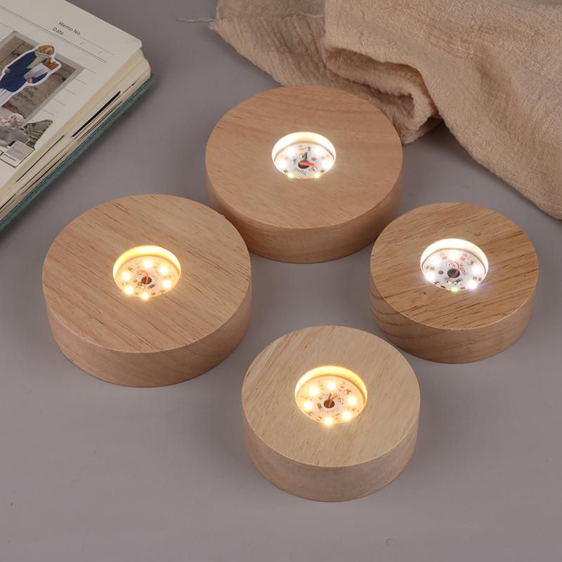 Base de exibição de luz led re - Resin Art Stand avaliação e preço