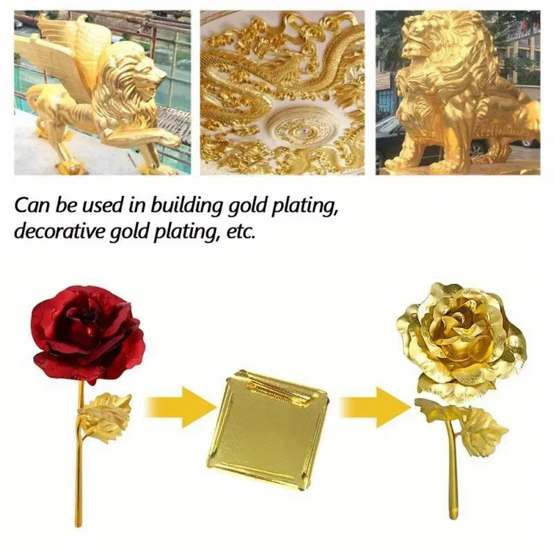 100 Folhas de Imitação de Ouro - Resin Art Anniversary Gift avaliação e preço